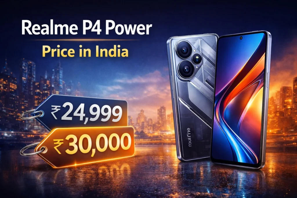 Realme P4 Power price in India with 10,001mAh battery and AMOLED display