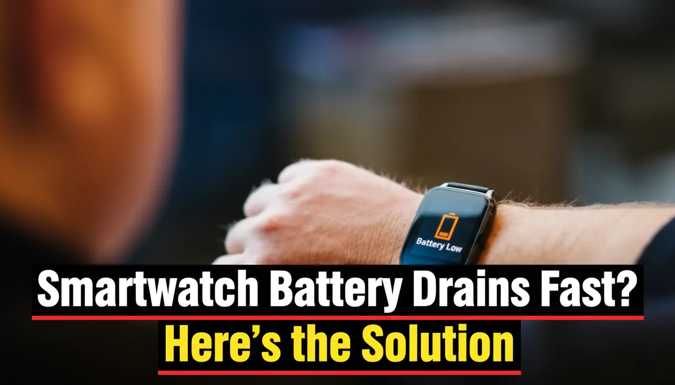 Smartwatch Battery Drains Fast? Here's the Solution