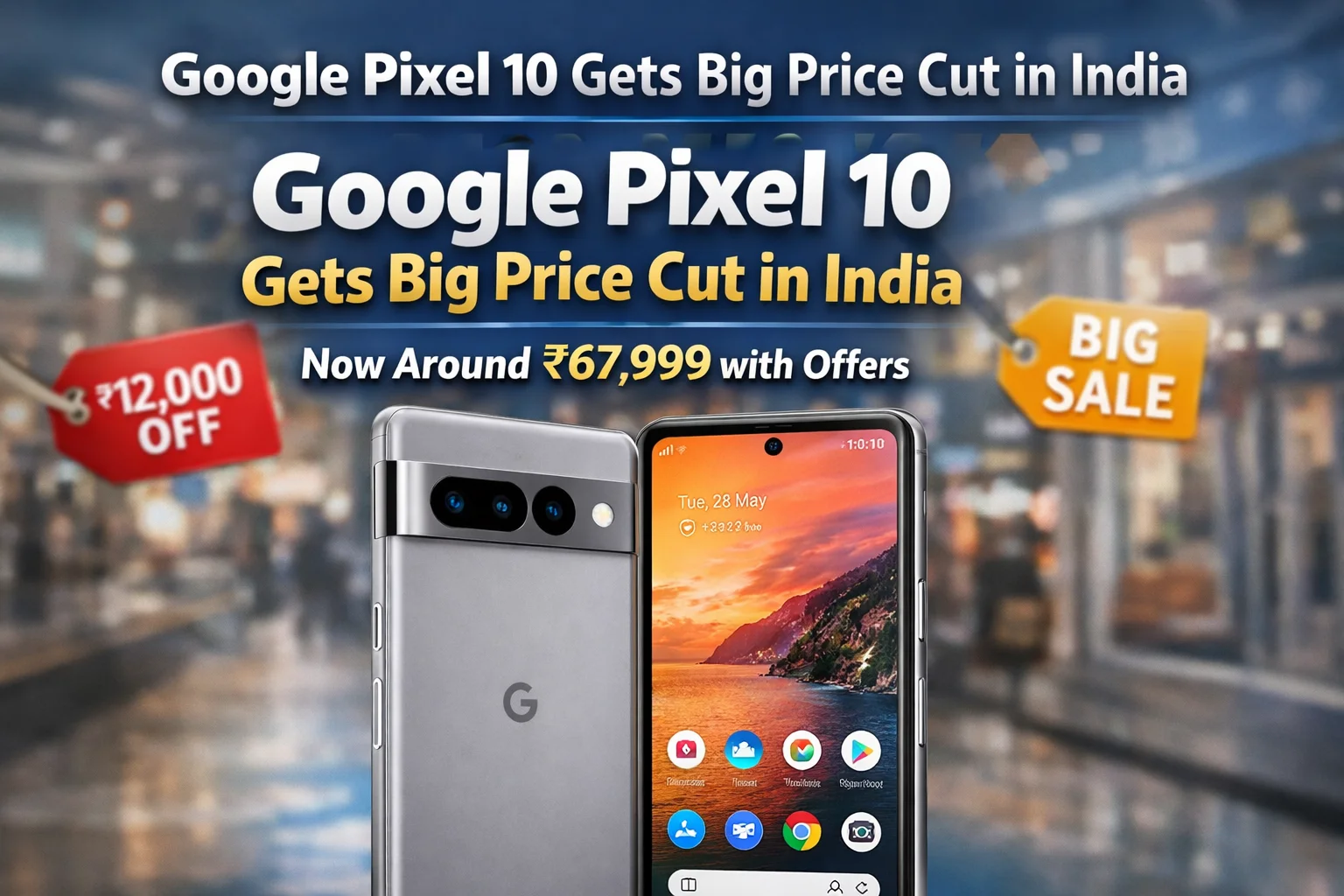 Google Pixel 10 Gets Big Price Cut in India